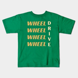 4 Wheel Drive Rebus Word Puzzle Kids T-Shirt